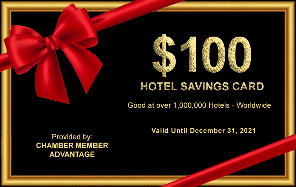 Subscription Bonus Hotel and Travel Gift Card - Chamber Member Advantage